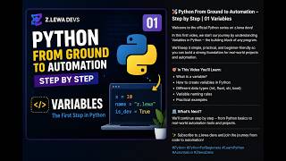 Python Basics for Beginners | Variables in Python