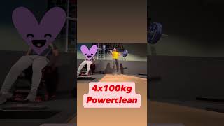 51yr old does 4x100kg powerclean