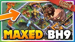 MAX Builder Hall 9 Attacks in Clash of Clans!