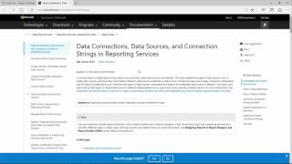 Data Driven SQL Server 2016 Create shared data sources and datasets for your reports