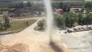 Strange tornado near Minsk 30.06.2016\\Странный смерч на краю Минска 30.06.2016