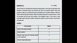 Java invoice app. Systems Development 1 questions ( Part 1)