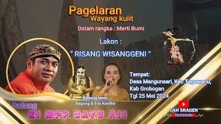 PAGELARAN WAYANG KULIT DALAM RANGKA MERTI BUMI DALANG KI MPP BAYU AJI LAKON 