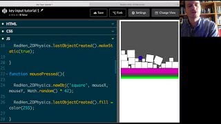 2D Physics in Javascript: 2 Key Input