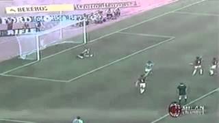 Lazio-Milan 1990-91 gol irregolare della Lazio