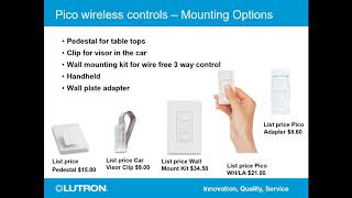 Thea Lutron Caseta Introduction Training