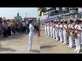 Dua buah kapal perang China( bersama lebih 1000 anggota tentera laut China yang tiba di George Town,