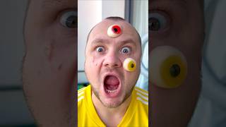 What ah oh with jelly eyball#funny#comedy #funnyfamily #shorts#survival 😳😱😨