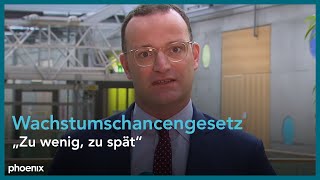 phoenix tagesgespräch mit Jens Spahn (CDU) zur Subventionspolitik der Bundesregierung