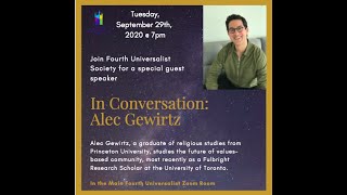 In Conversation: Alec Gewirtz (September 29,2020)