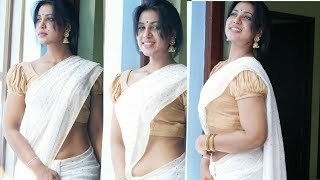 Actress Shanaya hot navel saree hot scene hot hip saree hot look rare collection