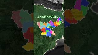 Jharkhand's Districts  #shorts  #jharkhand  #india #geography #district #upsc