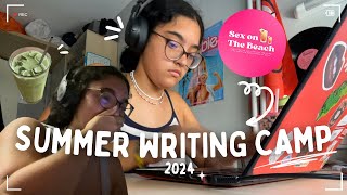 VLOG ÉCRITURE #2 : Summer Writing Camp 2024 🌊🎀