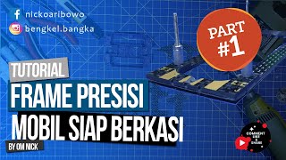 TUTORIAL | BUAT FRAME / TAPAL TAMIYA STO SUSAH GAK SIH? NIH CARANYA... (MSフレキ) 【ミニ四駆】| PART #1