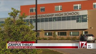 Threat of violence at Apex Friendship school found on bathroom wall