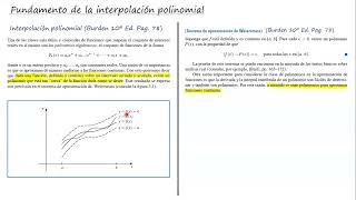 Aproximación polinomial - Introducción