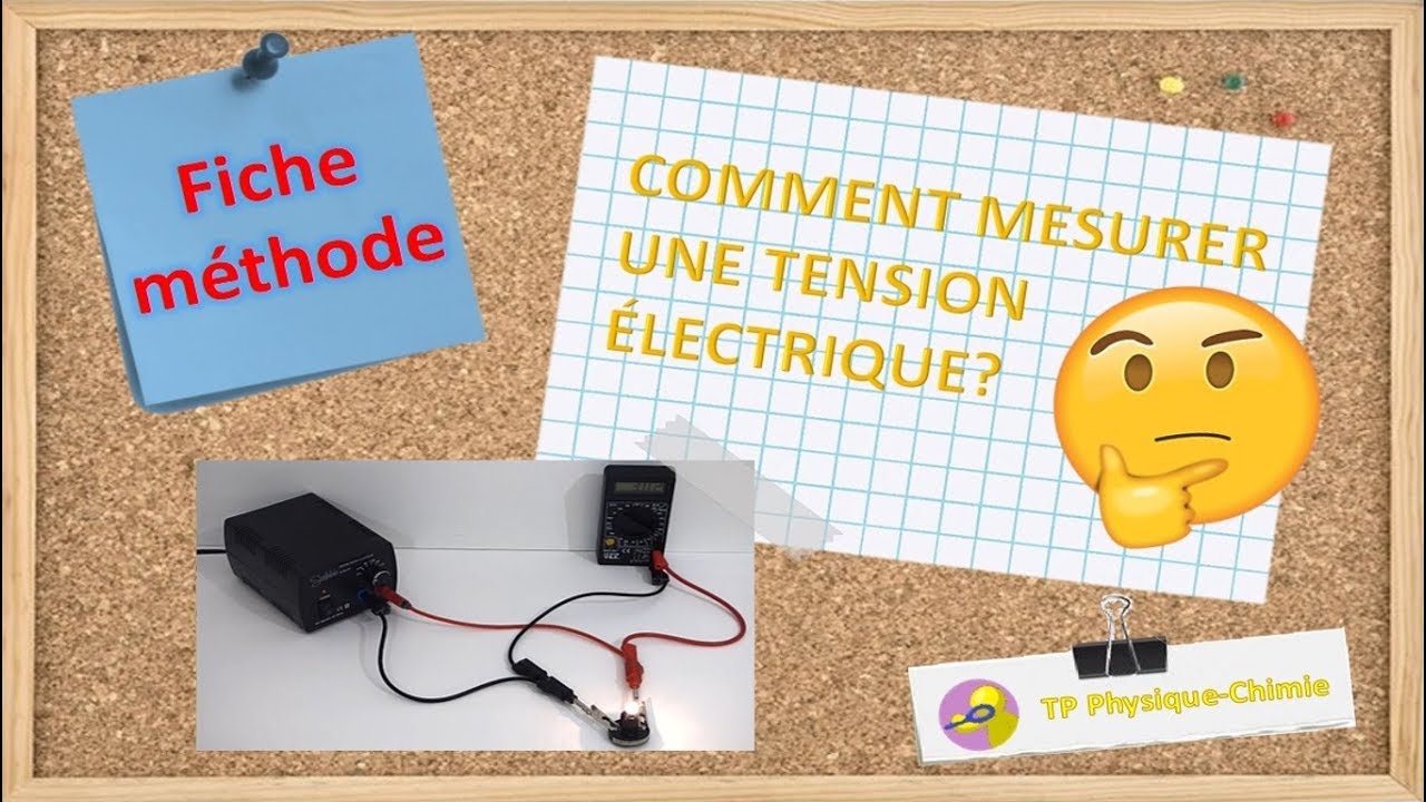 Comment Mesurer Une Tension électrique? - TP Physique-Chimie - YouTube