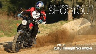 2015 Triumph Scrambler - Scrambler Shootout Part 2 - MotoUSA