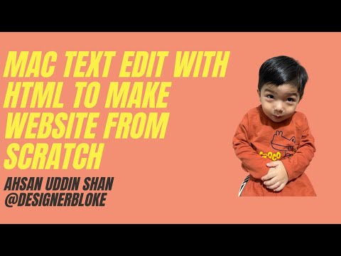 Mac TextEdit with HTML to make website from scratch Mac TextEdit with HTML to make website from scratch
