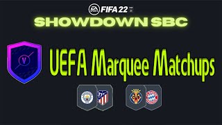 ارخص حل لتحدي مواجهات UEFA الكبري في فيفا 22  | ارخص حل UEFA Marquee Matchups