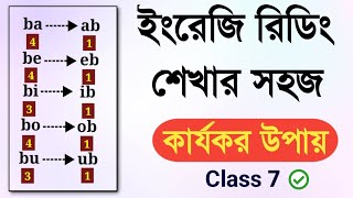 Class 7 ইংরেজি রিডিং শেখার কার্যকর সার্থক উপায়