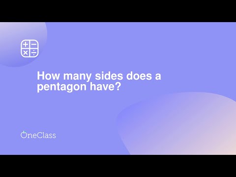 How many sides has pentagon?