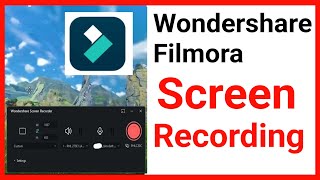 filmora screen recording | filmora me screen recording kaise kare | filmora screen recorder on pc