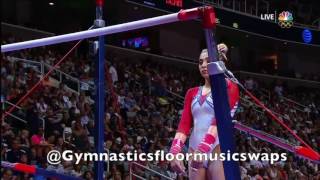 Ashton Locklear - 2016 Olympic Trials - Uneven Bars - Day 2