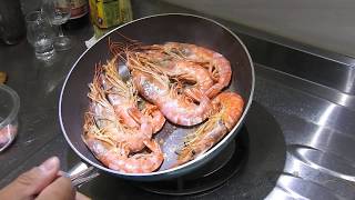 SEAFOOD-Dry fried Argentine Red Shrimp