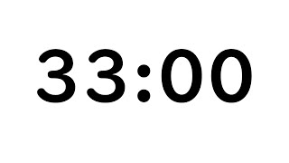 33分間タイマー【目覚まし時計のアラーム音】 ※1分ごとにアラーム音が鳴ります。