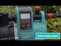 gardena automatic home and garden pumps how to initial operation