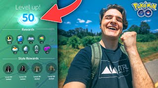 HITTING LEVEL 50 in Pokemon GO!