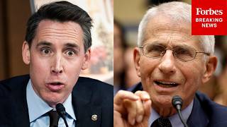 'His Hands Are Dirty In This': Josh Hawley Calls Out Dr. Fauci At COVID-19 Whistleblower Hearing