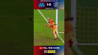 Marseille vs PSG Match Highlights || Coupe de France #shorts
