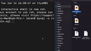 Import MySql Dump or Database using Command line in two minutes