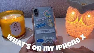 WHATS ON MY IPHONE X \u0026 CASE COLLECTION