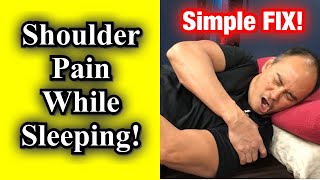 Shoulder Pain While Sleeping! Rotator Cuff Spasm/Fatigue! Simple FIX! | Dr Wil \u0026 Dr K