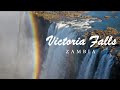 Amazing Rainbows of Victoria Falls | Zambia and Zimbabwe | Africa by Drone (4k/Mavic 2)