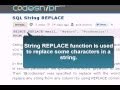 MySQL Tutorial : string replace