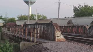 KCSM ES44AC leads CHAL into Butler Yard on Union Pacific's Milwaukee subdivision|7/28/22