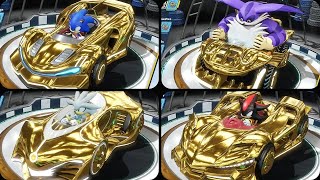TEAM SONIC RACING All Characters & All Cars