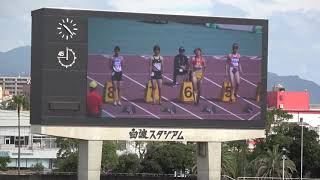 20191012 九州高校新人陸上 女子七種100ｍH