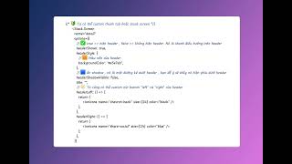 React Native Tip 🔆 : Custom Header Tabs or Stack Screen