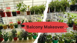 Balcony Garden Makeover🌿🌼বারান্দা বাগান সাজানো🌿🪴#balconygarden