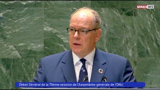 Discours de S.A.S. le Prince Albert II à l'Assemblée Générale de l'ONU / Septembre 2024