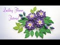 QUILLING FLOWER v2 TUTORIAL | Diy PAPER FLOWER  v2 TUTORIAL