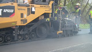 Paving with a void reducing asphalt membrane (VRAM) solution