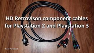 Retro Gaming: HD Retrovision component cables for Playstation 2 and Playstation 3 quick look
