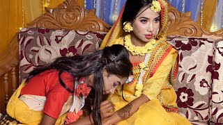 Bangladeshi Village Wedding Video || আজ ময়নার গায়ে হলুদ | Gaye Holud || গ্রামের বিয়ে || বিয়ের গান