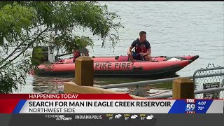 Rescue crews will resume search for missing man at Eagle Creek Reservoir